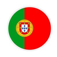 portugal national flag designed for Europe football championship in 2024 vector