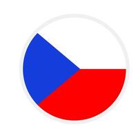 Czech republic national flag designed for Europe football championship in 2024 vector