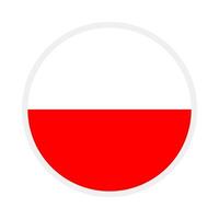 poland national flag designed for Europe football championship in 2024 vector