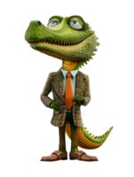 Tier Charakter von Krokodil png