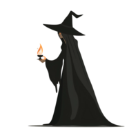 illustration de Halloween sorcière png