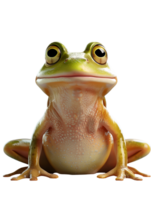 Animal character of fashionable frog png