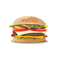 illustratie van een hamburger png