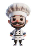 Illustration of chef cartoon png