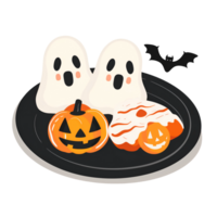 illustratie van halloween voedingsmiddelen png