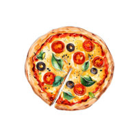 illustrazione di un' Pizza png