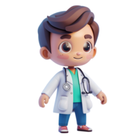 Illustration of a doctor cartoon png