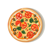 Illustration of a pizza png
