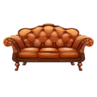 Illustration of luxury sofa png