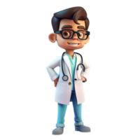 illustrazione di un' medico cartone animato png