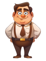 Illustration of a businessman cartoon png