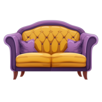 Illustration of luxury sofa png