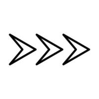 Arrow Line Icon Design vector