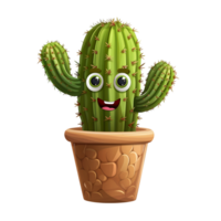 cactus en maceta clipart icono png