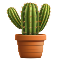 cactus en maceta clipart icono png