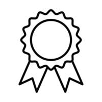 Achievement Line Icon Design vector