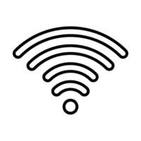 Wifi Line Icon Design vector