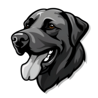 Labrador retriever mascotte logo png