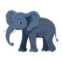 elefant platt illustration png