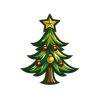 Christmas tree logo icon png