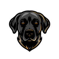 Labrador perdiguero mascota logo png