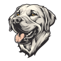 labrador retriever mascote logotipo png