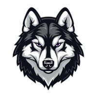 Siberisch schor mascotte logo png