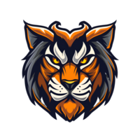 djur- maskot logotyp gaming png