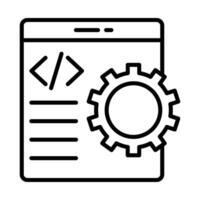 Design software Line Icon Design vector