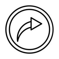 Curve icon Line Icon Design vector