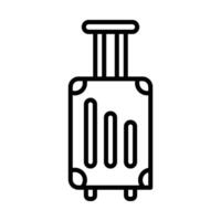 Suitcase icon Line Icon Design vector