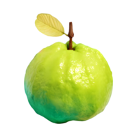 Fresh guava fruit isolated on transparent background png