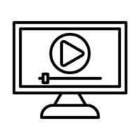 lesson Line Icon Design vector