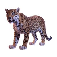 jaguar leopardo gato selvagem clipart isolado em transparente fundo png