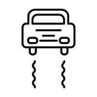 Slippery sign icon Line Icon Design vector