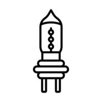 Light Line Icon Design vector