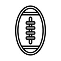 American football Line Icon Design vector