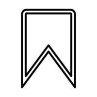 Bookmark Line Icon Design vector