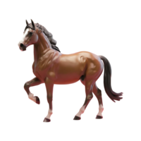 caballo semental realista ilustración aislado en transparente antecedentes png