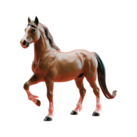 Pferd Hengst realistisch Illustration isoliert auf transparent Hintergrund png