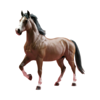 Horse stallion realistic illustration isolated on transparent background png