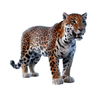 jaguar leopardo gato selvagem clipart isolado em transparente fundo png