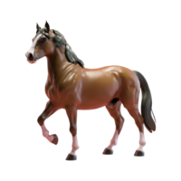 cheval étalon réaliste illustration isolé sur transparent Contexte png