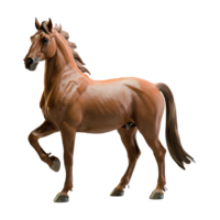 caballo semental realista ilustración aislado en transparente antecedentes png