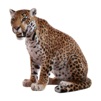 jaguar luipaard wilde kat clip art geïsoleerd Aan transparant achtergrond png