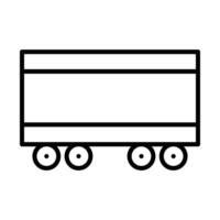 Gondola Line Icon Design vector