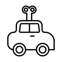 Car Line Icon Design vector