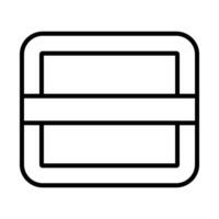 00End of priority icon Line Icon Design vector