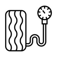 Pressure Line Icon Design vector