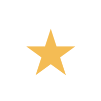 golden star sign png